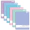 Better Office Products Spiral Notebooks, 1 Subject, 70 Sheets, 10.5 x 8 inches, 6 Asst'd Pastel Colors Wide Rule 25626 - alternate 1